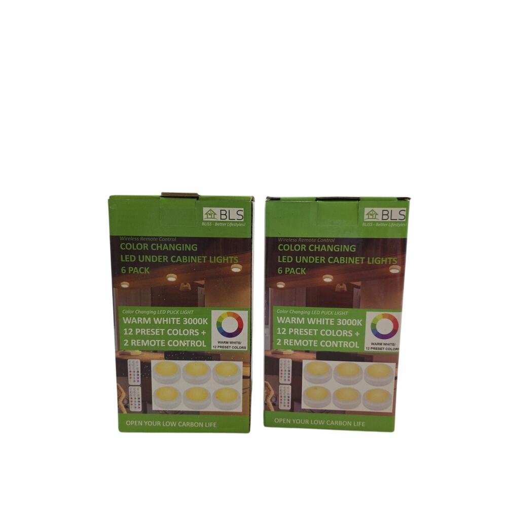 Bliss Better Lifestyles Remote Control Color Changing Led Under Cabinet Lights 6